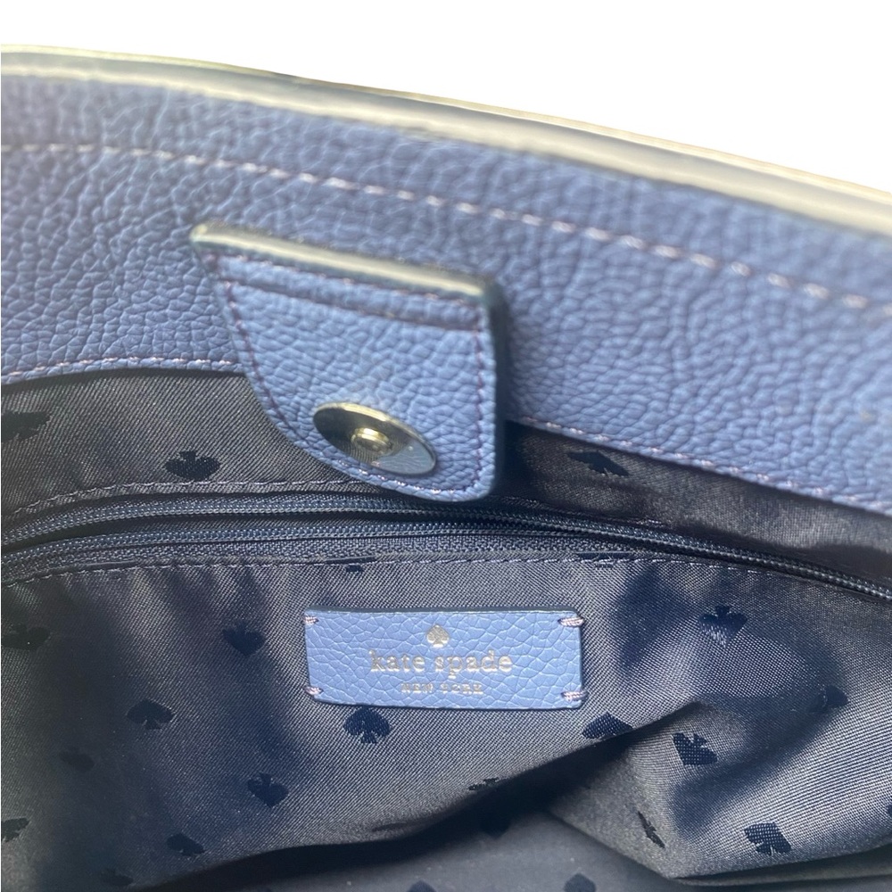 Kate Spade Jordyn Medium Blue Chain Strap Shoulder Bag - Picture 7 of 10